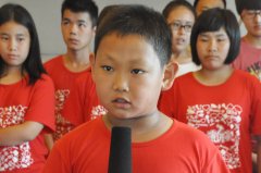 內蒙古赤峰少年演講家張凌誌